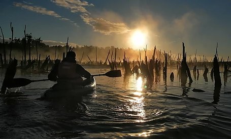 Kajak-Tour im Fluss Chepú in Chiloé