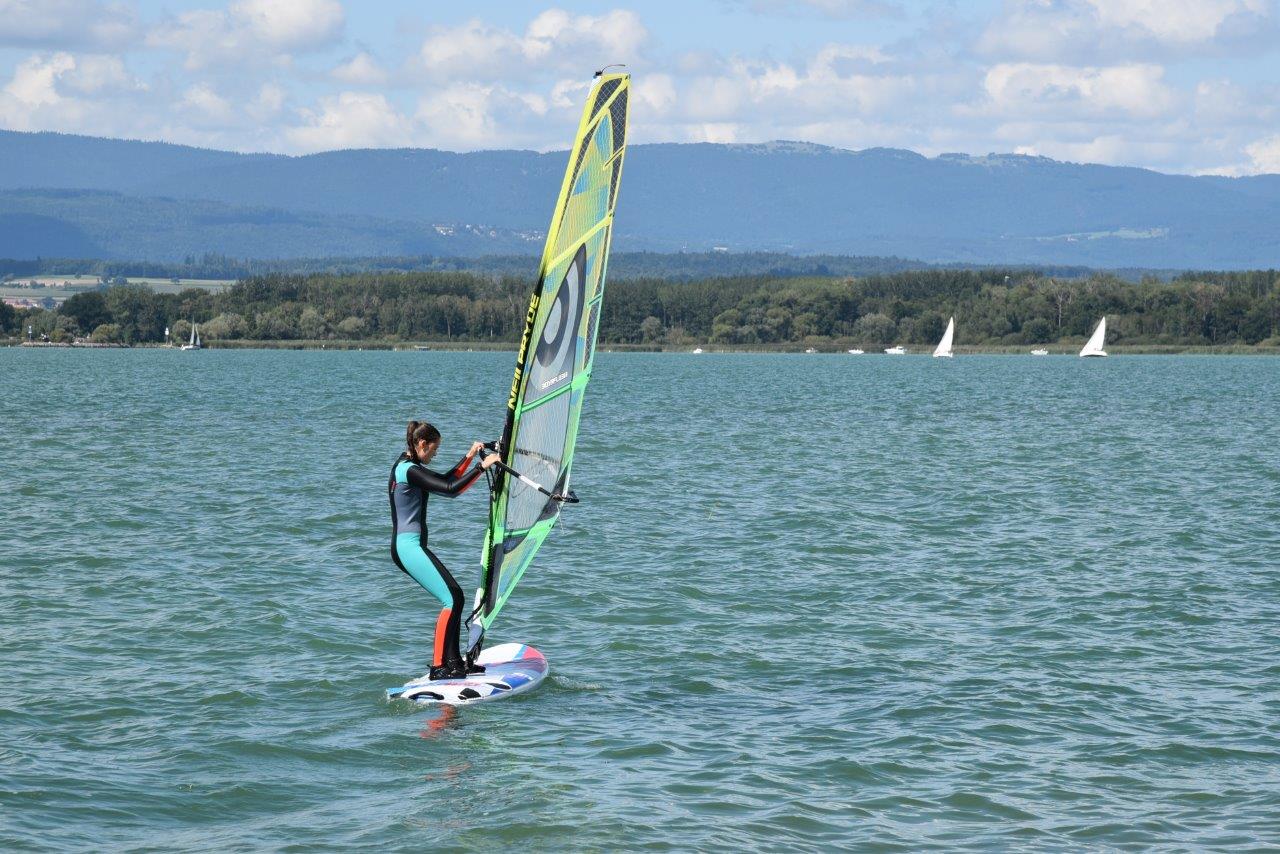 und surfte, bis ich umdrehen musste, da ich zu weit vom Strand entfernt war