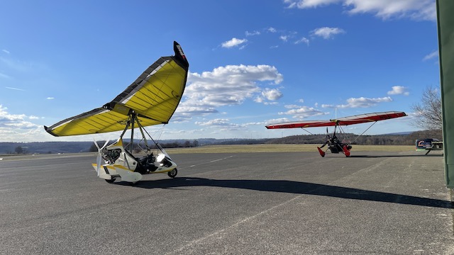 Drachentrike Ausbildung am Flugplatz Höxter