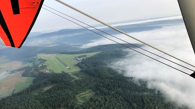 Drachentrike Ausbildung am Flugplatz Höxter