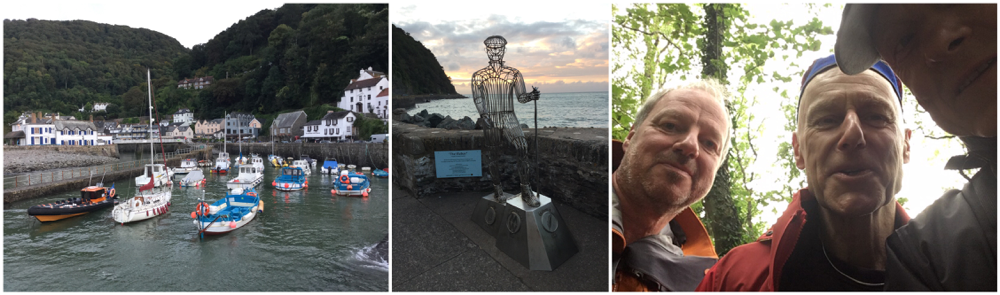 Lynmouth Harbour | Lynmouth „The Walker“ | Selfie mit Martin (European)