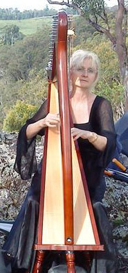And we were privileged to be given a performance by Rosemary Hallo, a renowned South Australian harpist.