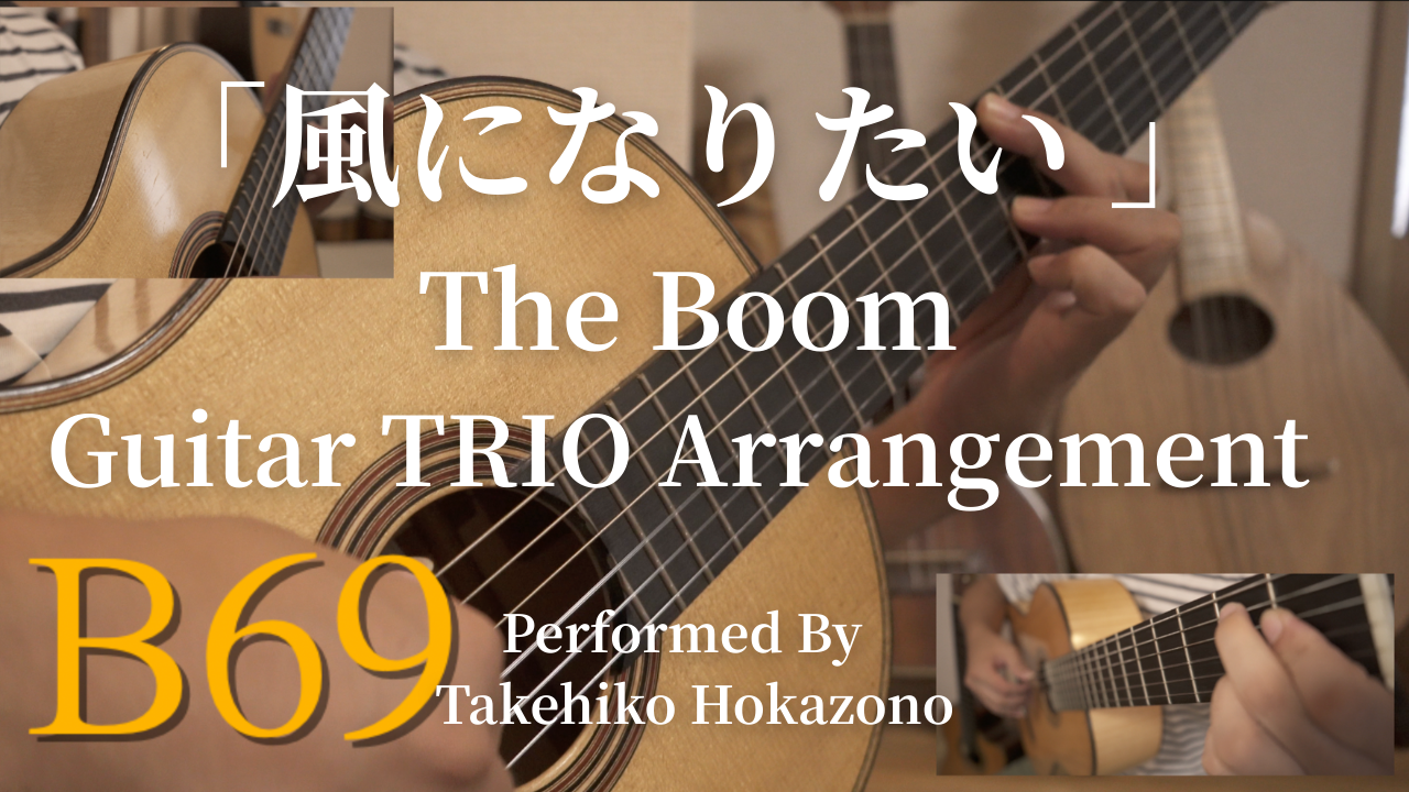 ♬風になりたい♬ THE BOOM  　サンバ風伴奏演奏