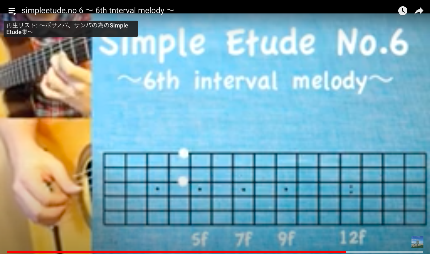 Simple Etude.No 6 〜 6th itnterval melody 〜