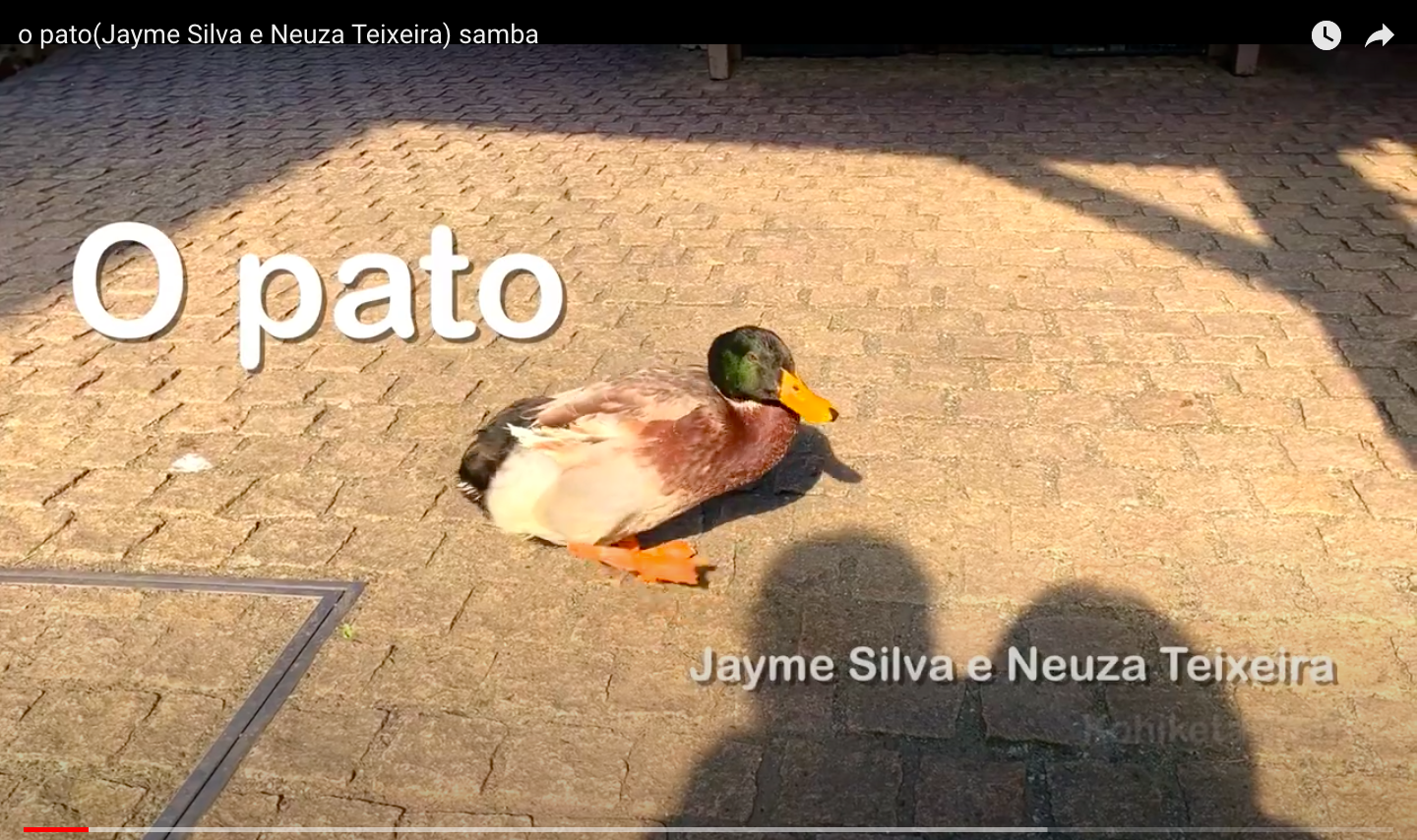 ♪スイングについて少しだけ考えてみよう♪ o pato(Jayme Silva e Neuza Teixeira) samba