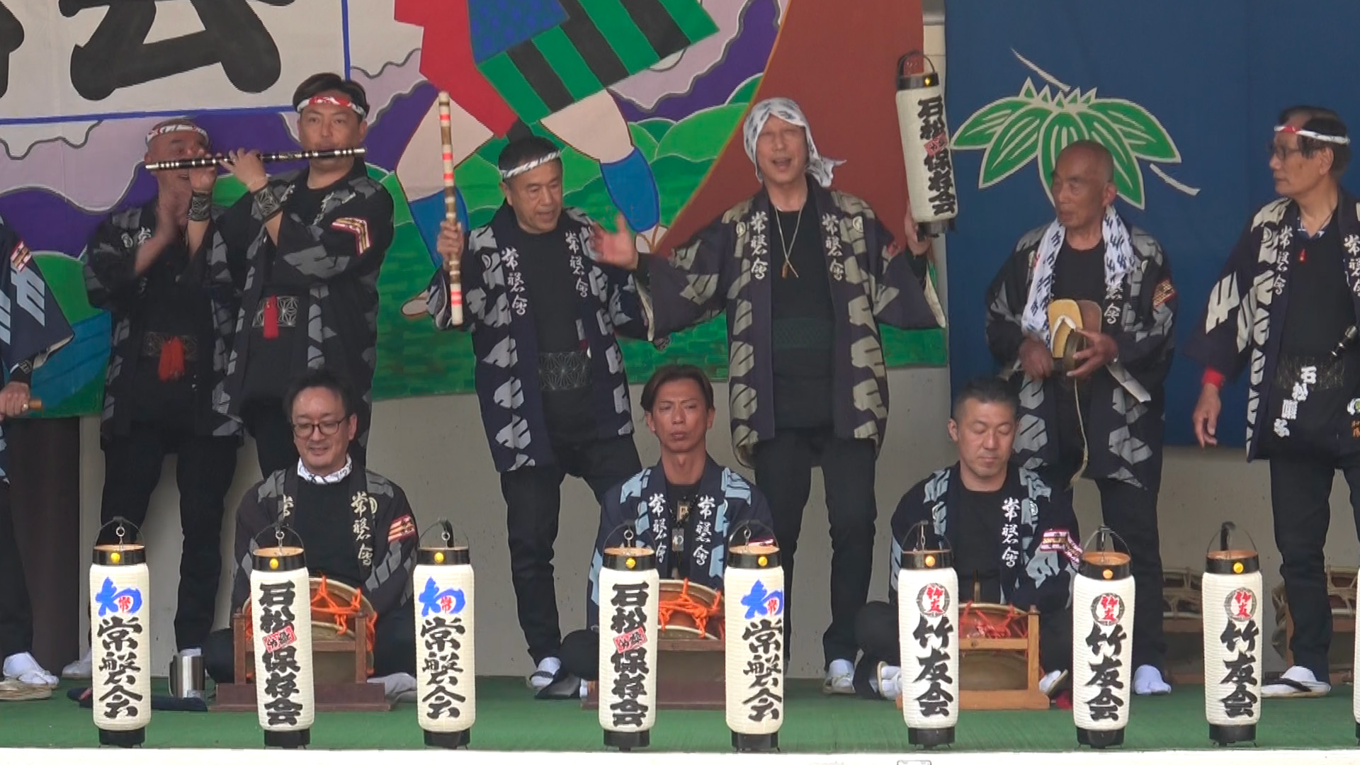常磐会総本部お囃子披露「鉄火囃子」