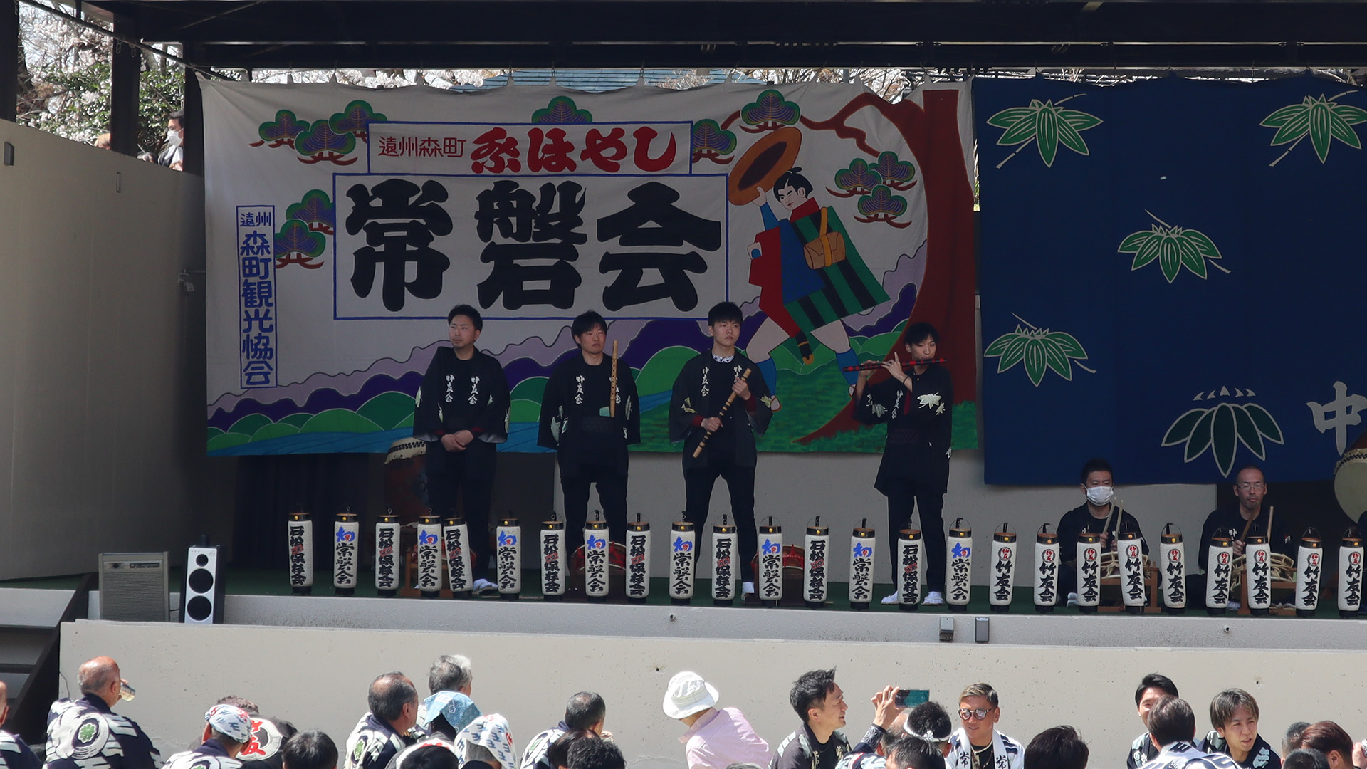 竹友会新加入者笛披露