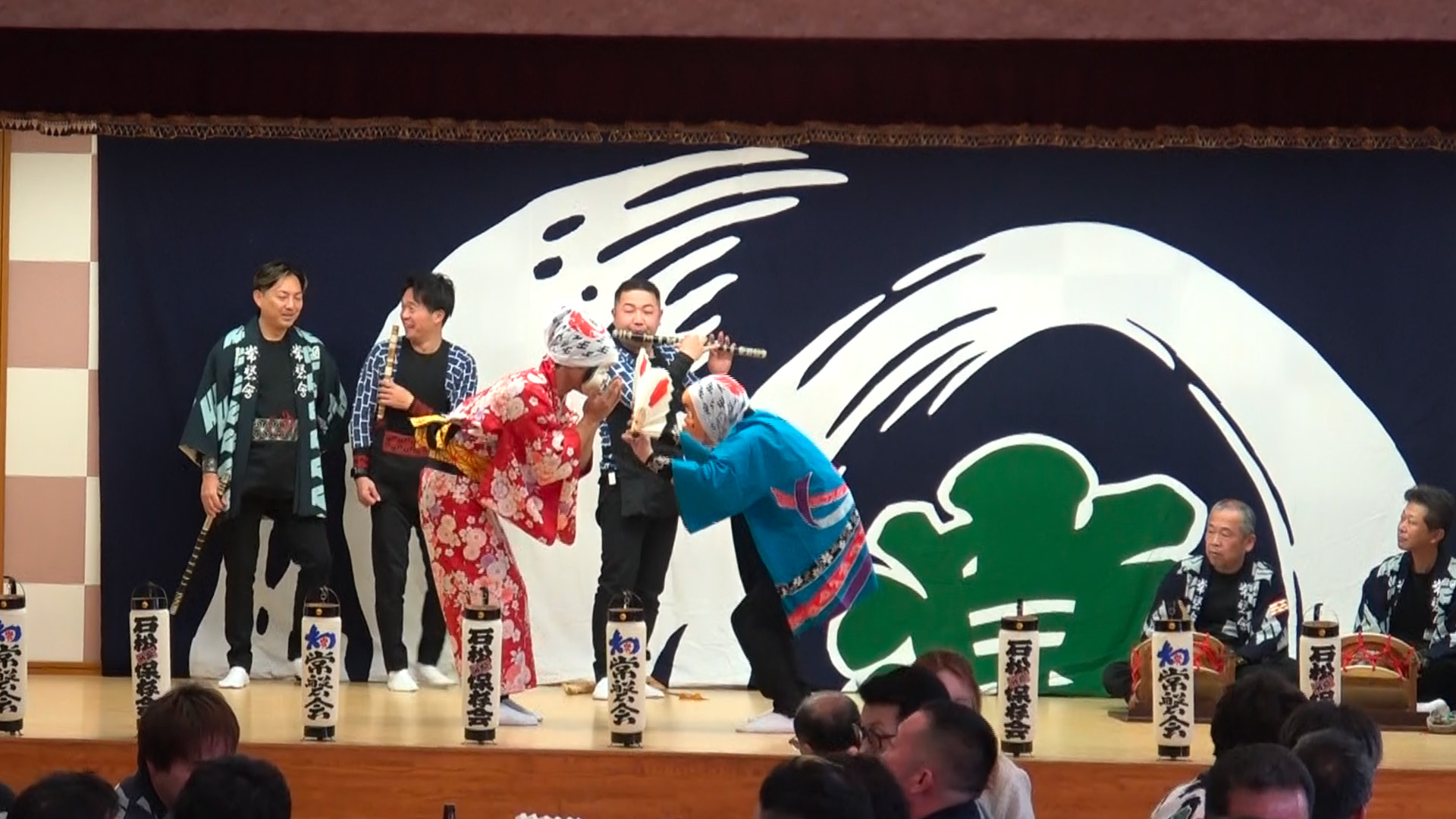 正会員手古舞披露「藤間流」