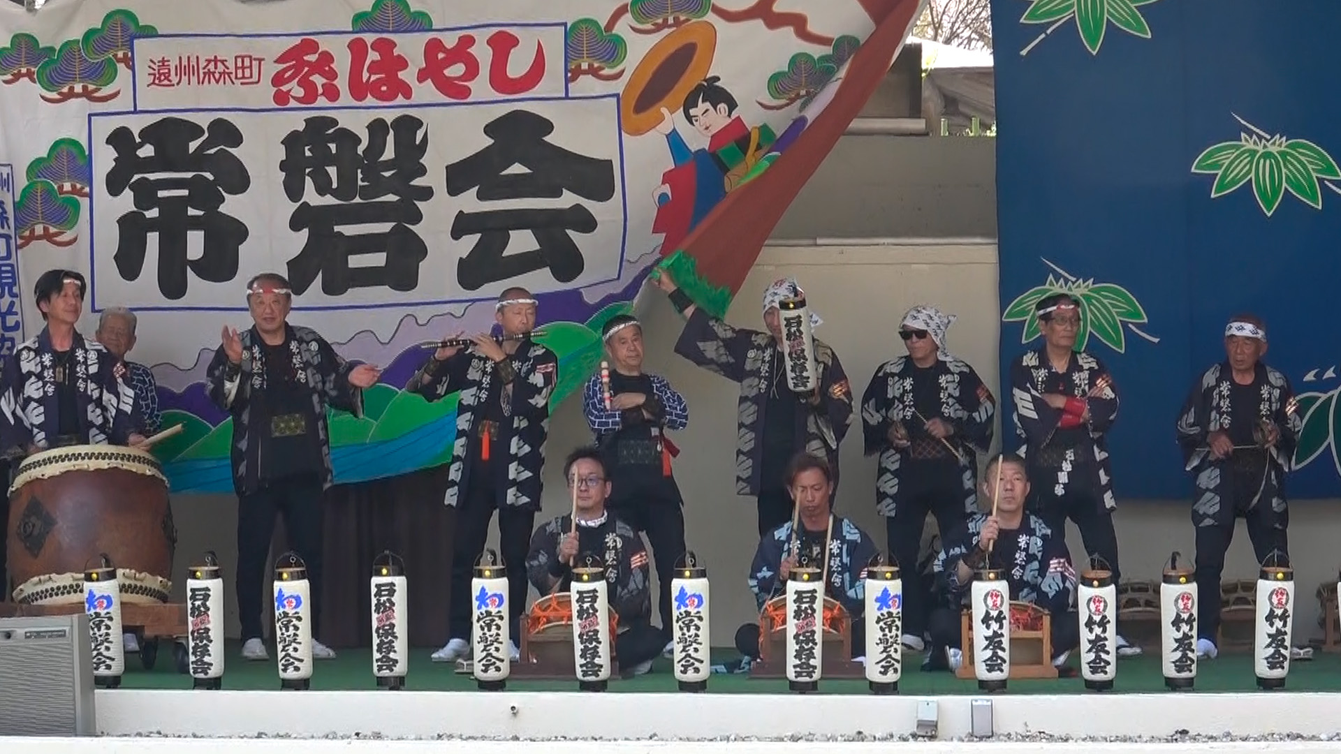 常磐会総本部お囃子披露「宮囃子〜四丁目〜農兵節」