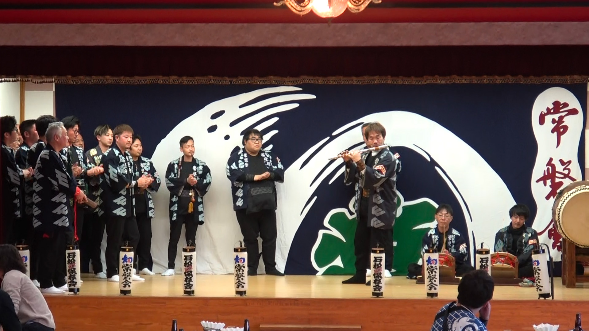 余興「周智支部・掛川支部」