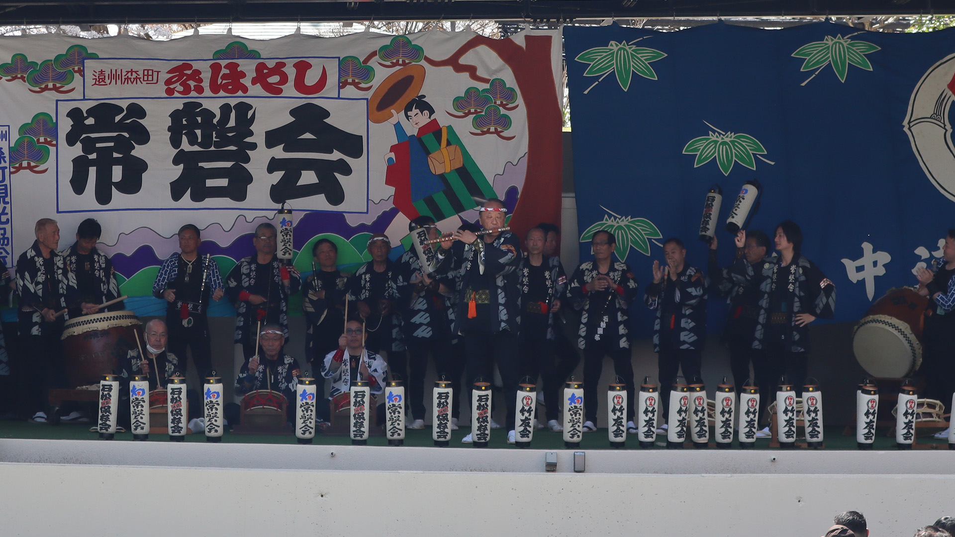 常磐会お囃子披露「宮囃子〜農兵節」