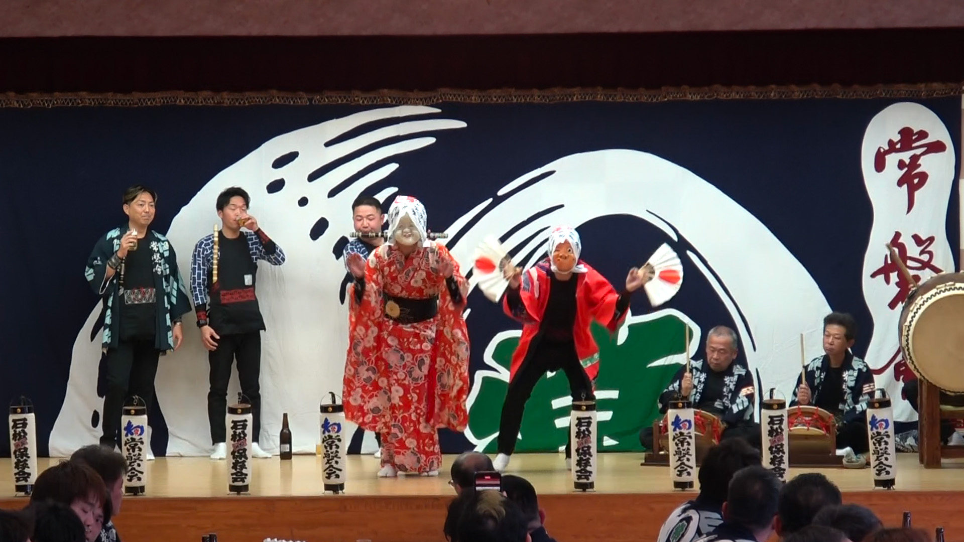 正会員手古舞披露「藤間流」