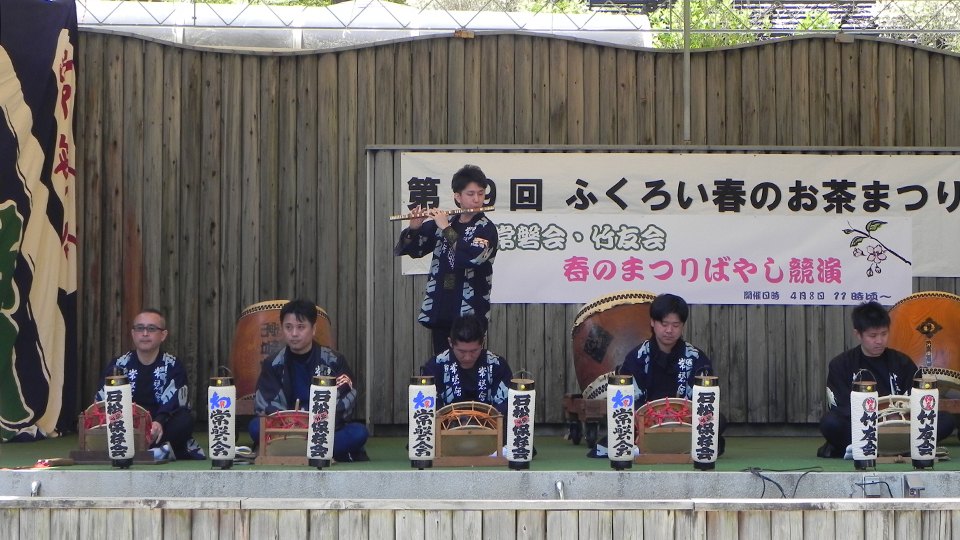 竹友会とのお囃子競演