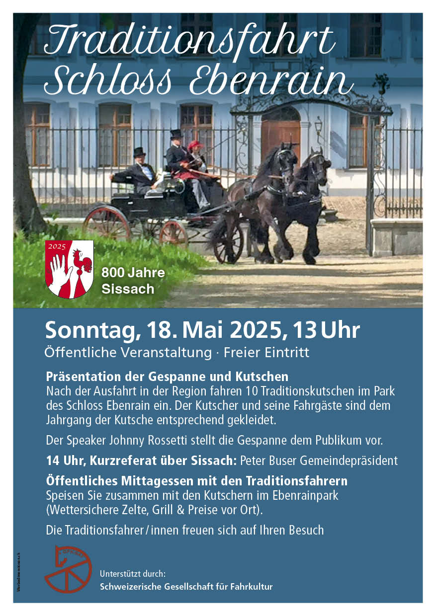 Flyerdesign Traditionsfahrt Sissach