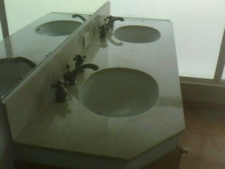 Abrillantado de cubierta de mármol-después de.