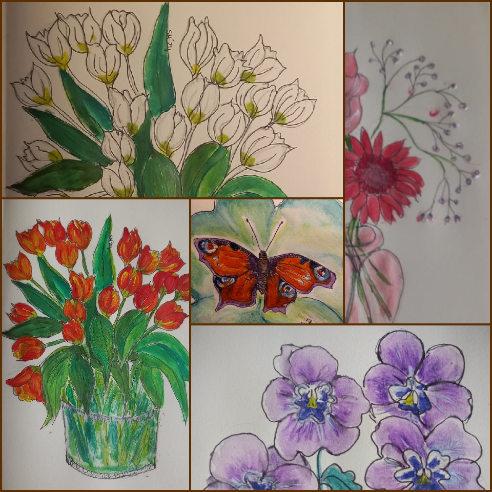 Zonnige bloemen