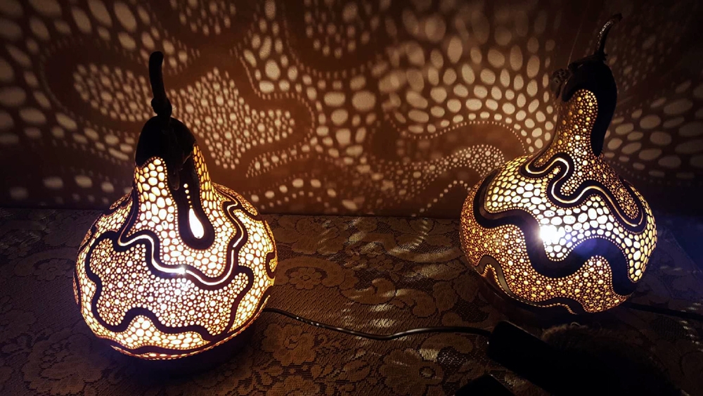 Lampy z tykwy Tykwa Strona galaktykaart!