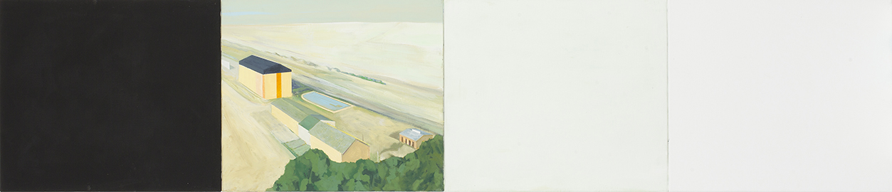 Silo, acrylique/toile, polyptique 38/185 cm