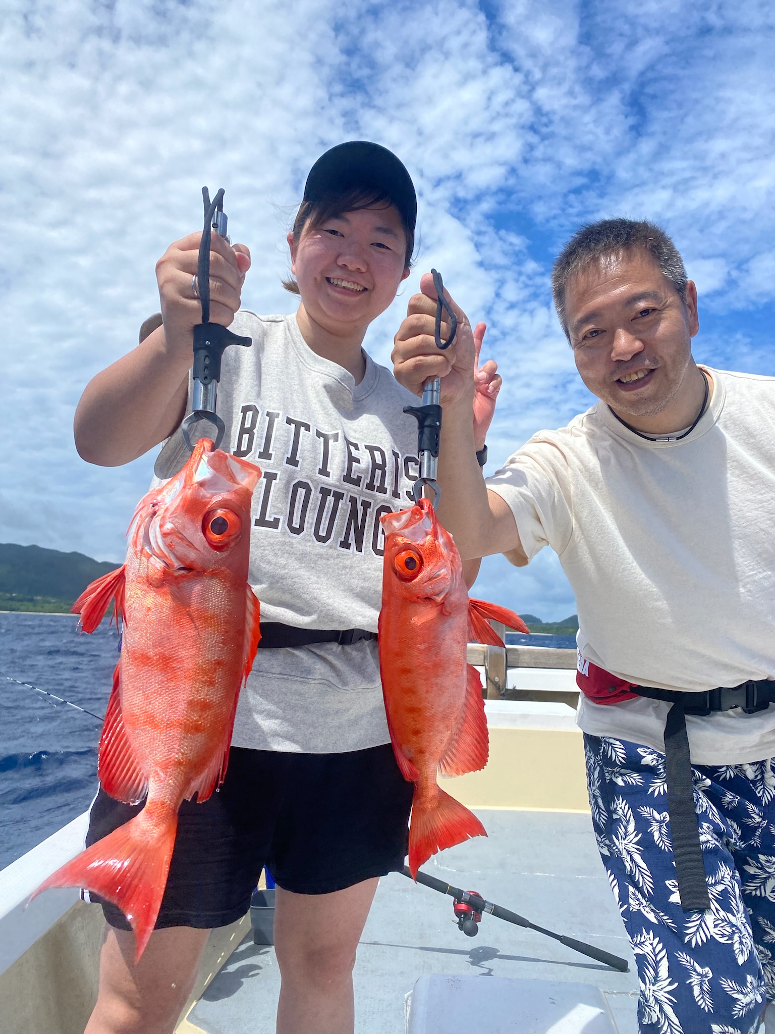 釣りを楽しむ親子
