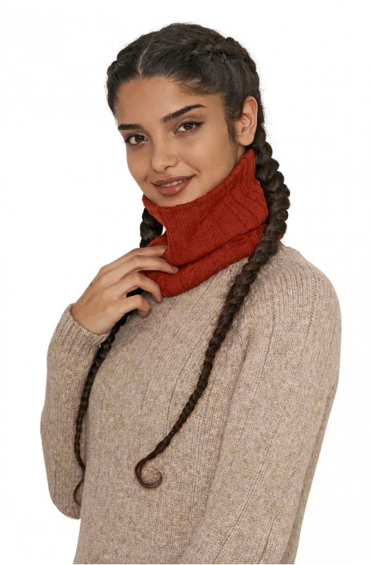 Alpaka Loopschal SUAVE aus 100 Baby Alpaka Nonies Hof OnlineHofladen