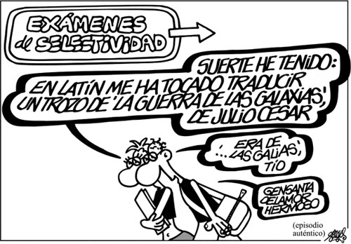 Los alumnos de Selectividad en Historia.