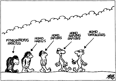 La evolución vista por Forges.