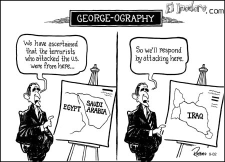 Geografía "for dummies" George W.Bush.