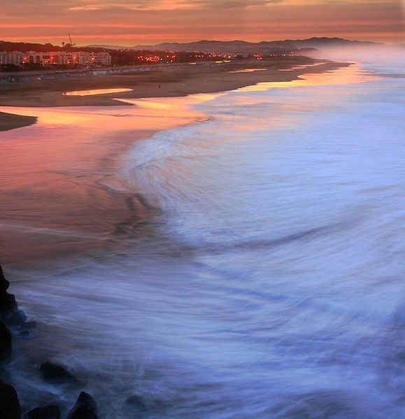 Ocean Beach en San Francisco.