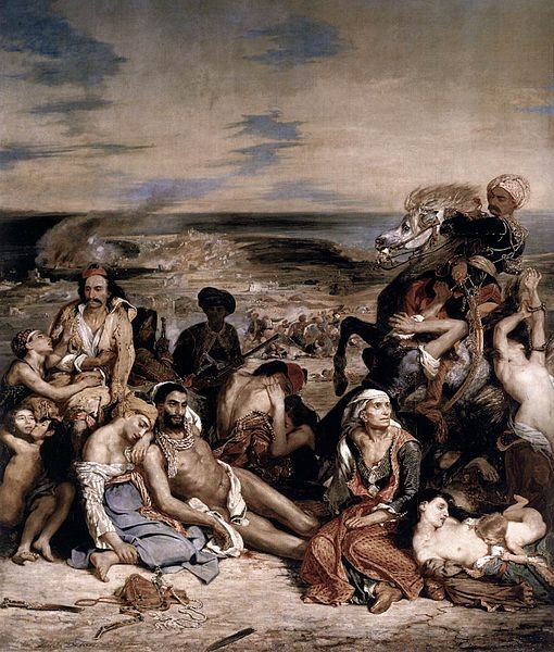 La matanza de Quíos, Géricault.1824