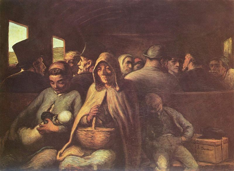 El vagón de tercera de Daumier