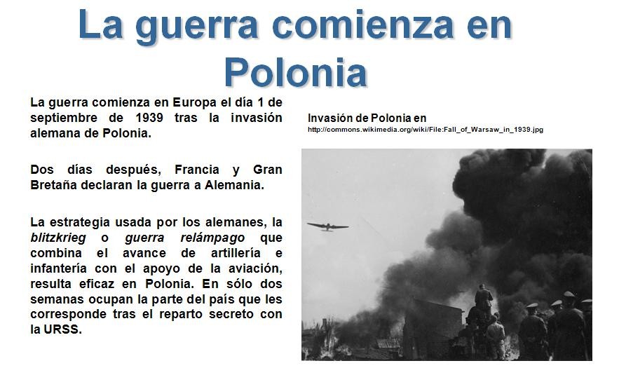 Invasión de Polonia.