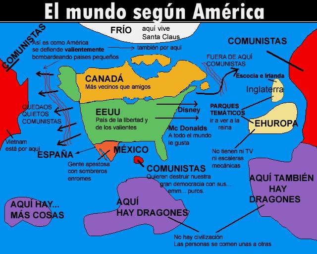 Más visiones del mundo desde USA.