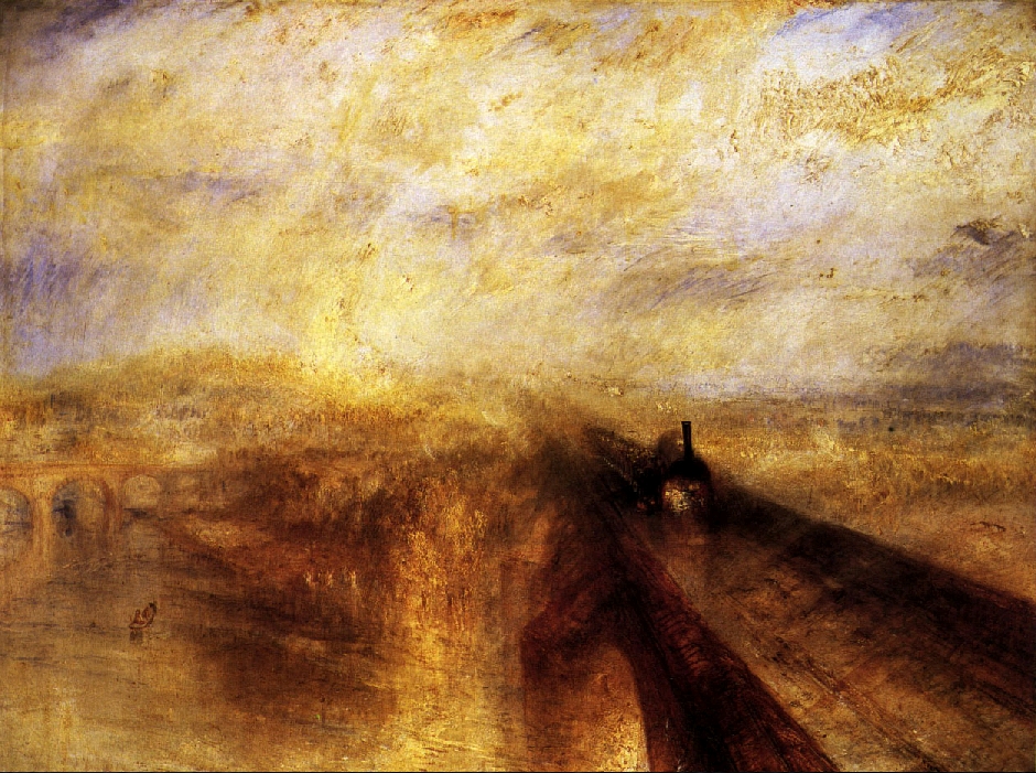 William Turner. Lluvia, vapor y velocidad. 