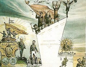 De Alcolea a Sagunto, las etapas del Sexenio Revolucionario.