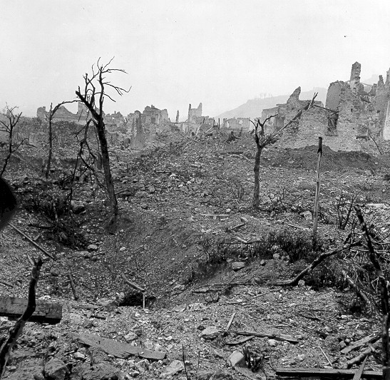 La batalla de Montecassino, a comienzos de 1944.