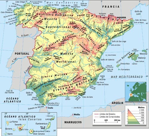 MAPA PENINSULAR IV.