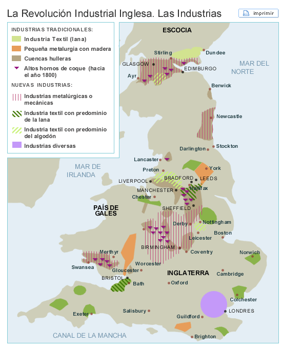 LA REVOLUCIÓN INDUSTRIAL EN INGLATERRA.