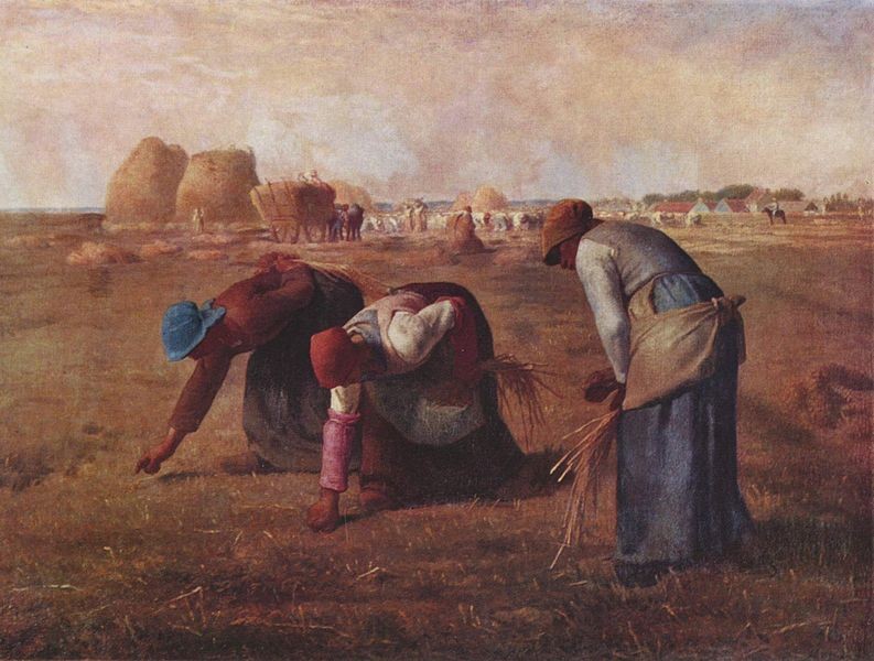 Las espigadoras de Millet.