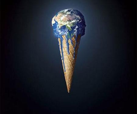 Calentamiento global de un "helado planetario"