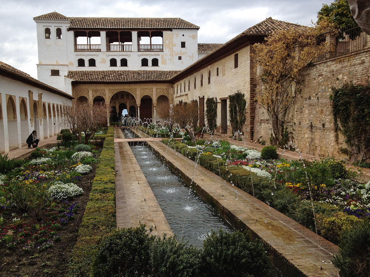 Jardines del Generalife de la Alhambra.