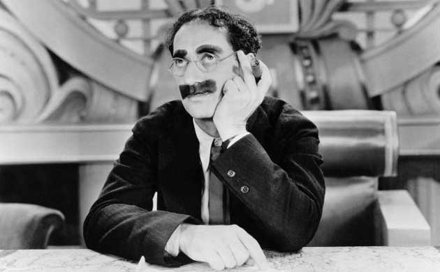 Groucho Marx, inversor especulativo arruinado por el crash.