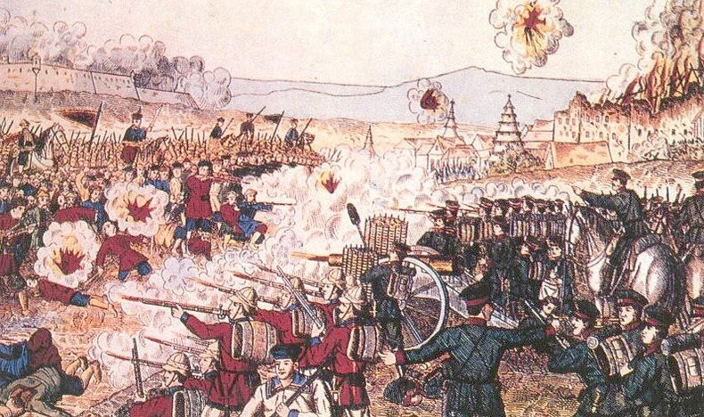 La guerra de los boxers en China (1899-1901).