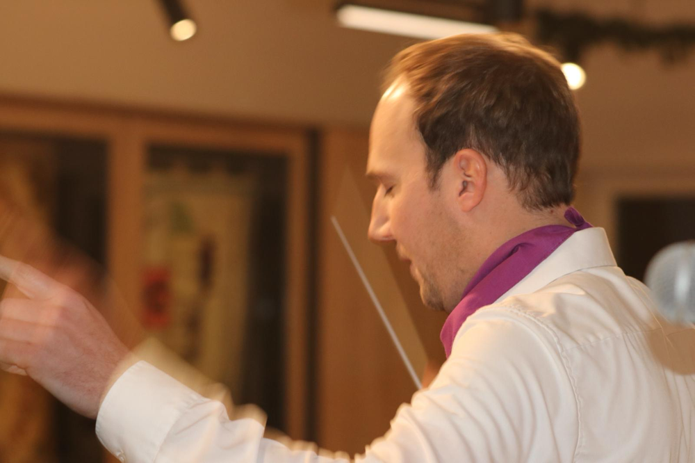 Chorleiter der Wierau-Spatzen: Fabian Mandrella 