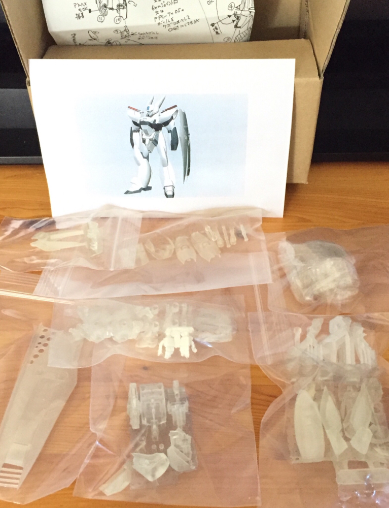 72scaleフル可動 ピースメーカー は 以上の内容のキットです(^^)