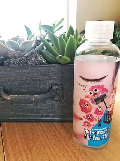 blog de belleza para mujeres mayores de 40, cuarenta y algo, reseña tonico de frutas de elizavecca, reseña hell pore clean up aha fruit toner elizavecca, productos de elizavecca, cosmetica coreana españa, blogger belleza españa