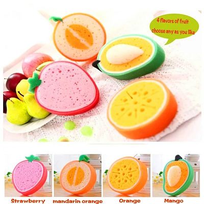 comprar accesorios originales para mesa y cocina, hacer tu cocina mas divertida, esponjas en forma de frutas, decoracion original para mesa y cocina, blog decoracion