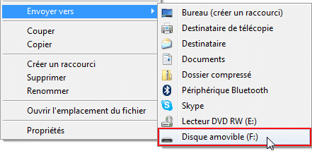 Copier rapidement un fichier informatique