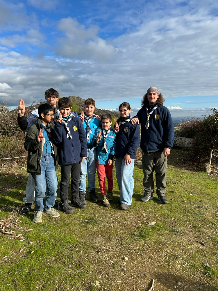 Tropa Cherokee en el campamento de navidad - 2025