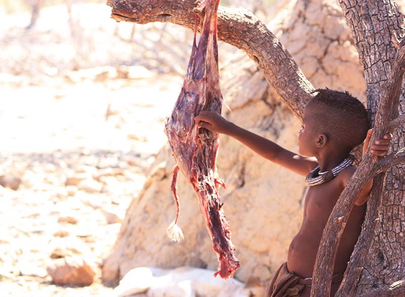 Enfant Himbas - Namibie