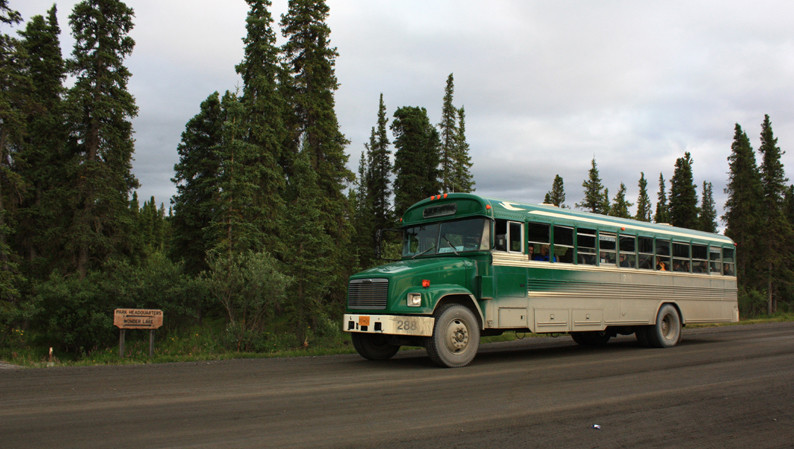 Denali National Park - Les seuls véhicules autorisés